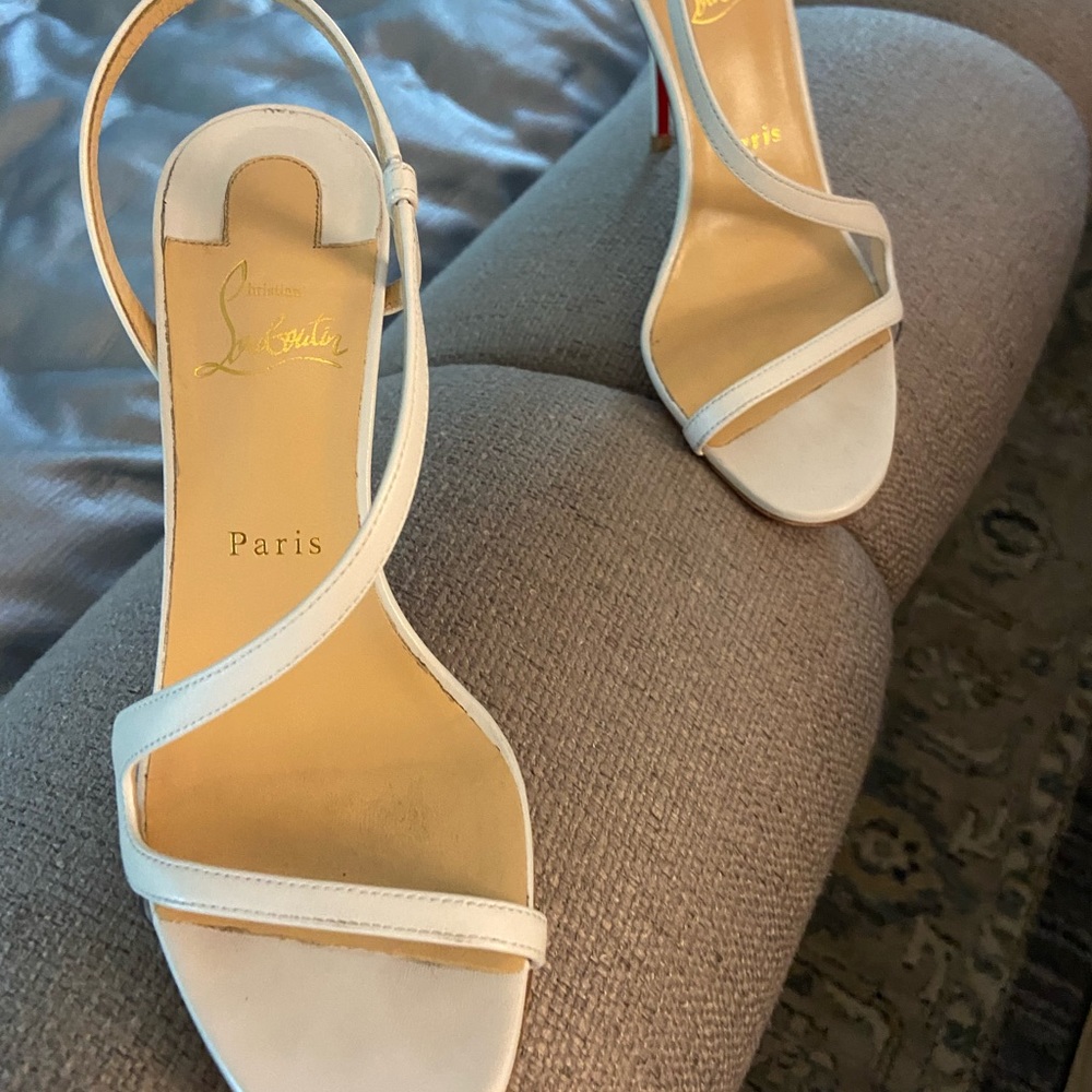 Rosalie
100 mm Sandals - Leather and PVC - Bianco size 38 US SIZE 7.5